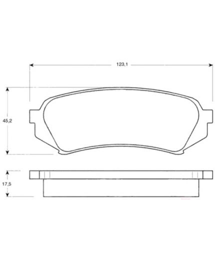 TRW Колодки дисковые задние Фото 2