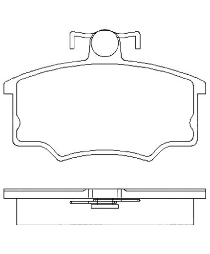 Patron Колодки дисковые передние