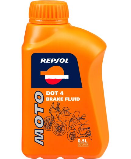 Repsol Тормозная жидкость RP MOTO BRAKE FLUID DOT 4 500мл