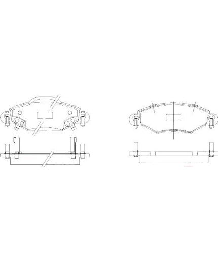 Patron Колодки дисковые передние