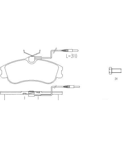 Patron Колодки дисковые передние