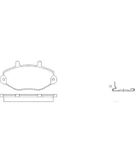 Patron Колодки дисковые передние