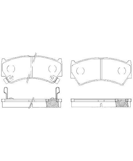 Patron Колодки дисковые передние
