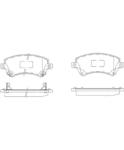 Patron Колодки дисковые передние