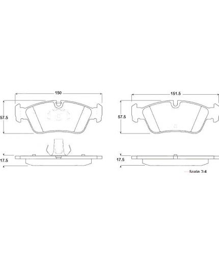 TRW Колодки дисковые передние