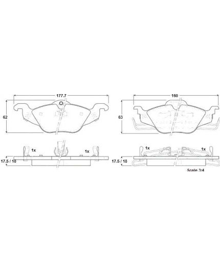 TRW Колодки дисковые передние Фото 5