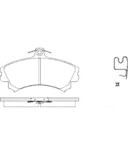 Patron Колодки дисковые передние
