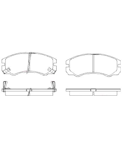 Patron Колодки дисковые передние