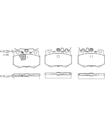 Patron Колодки дисковые передние