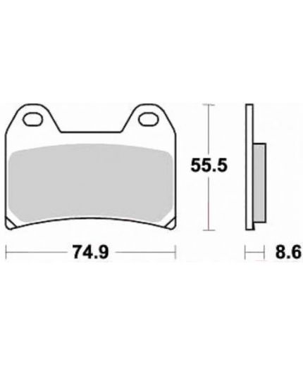 TRW Колодки дисковые