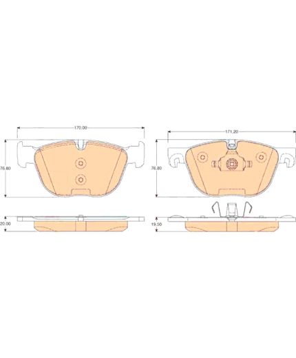 TRW Колодки дисковые Фото 2