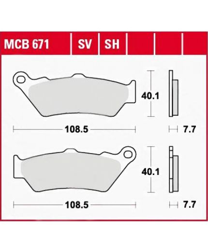 TRW Колодки дисковые передние Фото 2
