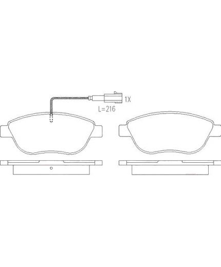 Patron Колодки дисковые передние