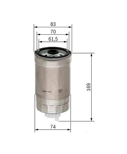 BOSCH Фильтр топливный
