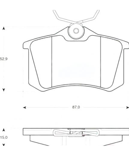 TRW Колодки дисковые задние Фото 5