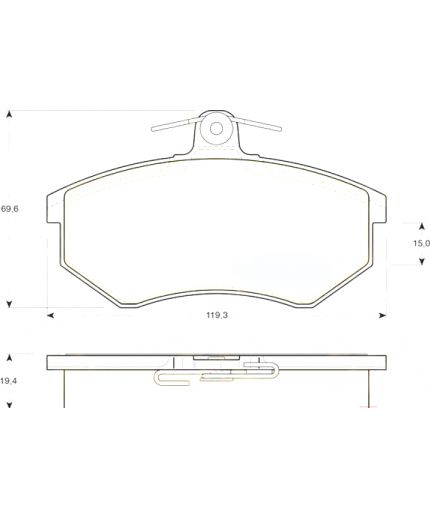 TRW Колодки дисковые передние Фото 4