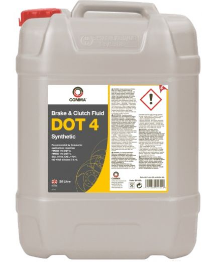 COMMA Тормозная жидкость DOT 4 20л