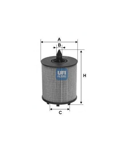 UFI Фильтр масляный