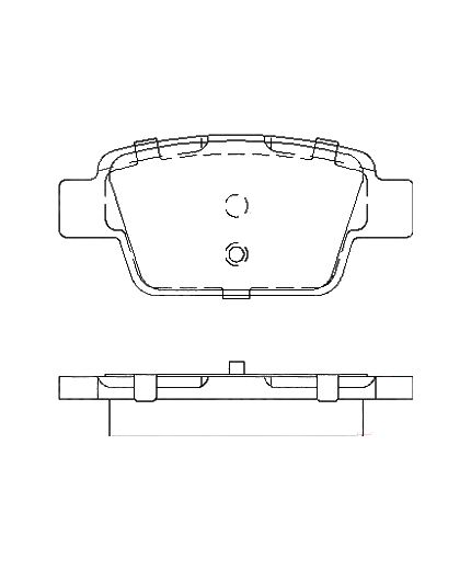 Patron Колодки дисковые задние