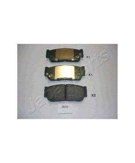 Japanparts Колодки дисковые задние