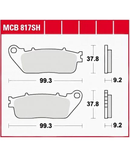 TRW Колодки дисковые задние Фото 2