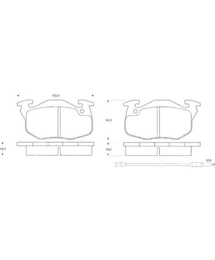 TRW Колодки дисковые передние Фото 2