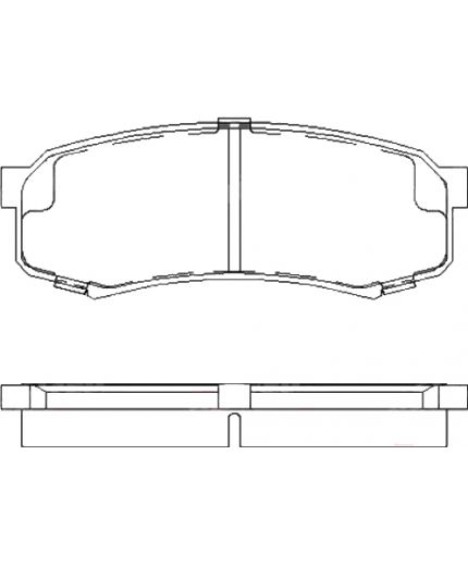 Patron Колодки дисковые задние