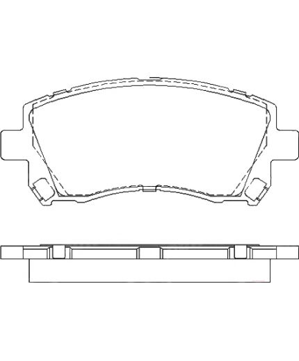 Patron Колодки дисковые передние