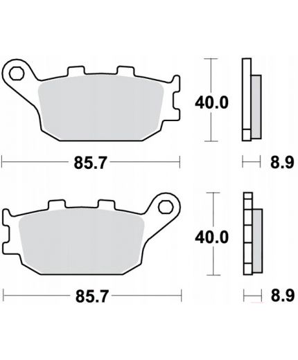 TRW Колодки дисковые задние