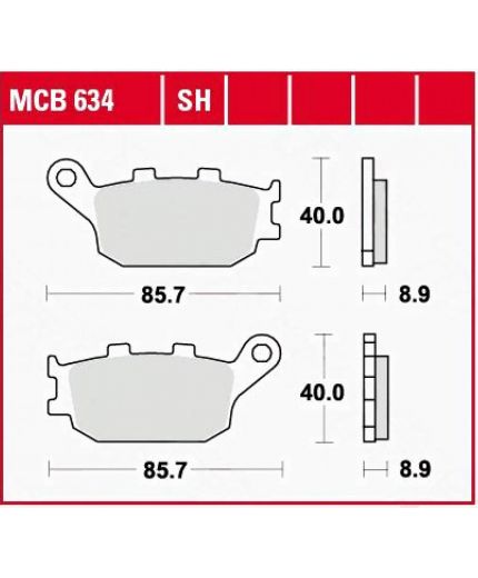 TRW Колодки дисковые задние Фото 2