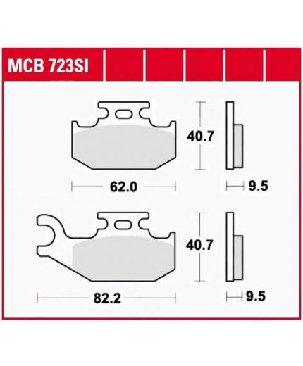 TRW Колодки дисковые передние Фото 2