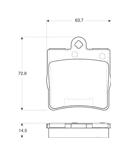 TRW Колодки дисковые задние Фото 3