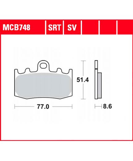 TRW Колодки дисковые передние Фото 2