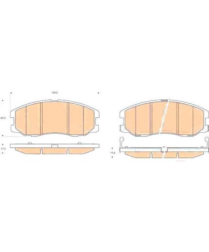 TRW Колодки дисковые Фото 3
