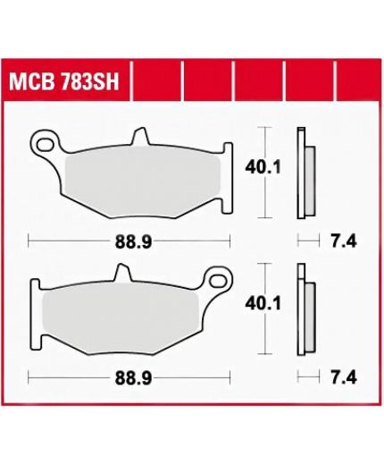 TRW Колодки дисковые задние Фото 2