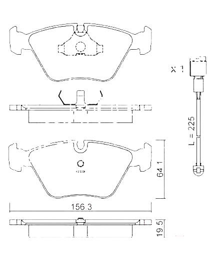 Trusting Колодки дисковые