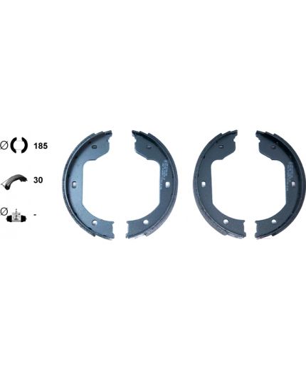 Textar Колодки барабанные задние