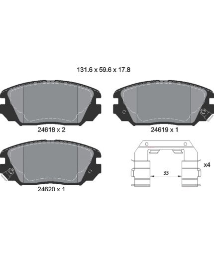 Textar Колодки дисковые