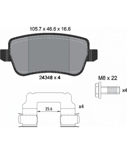 Textar Колодки дисковые