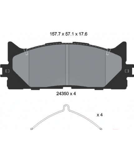 Textar Колодки дисковые передние Фото 3