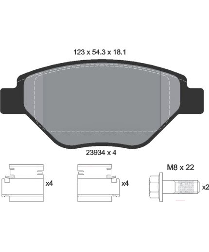 Textar Колодки дисковые