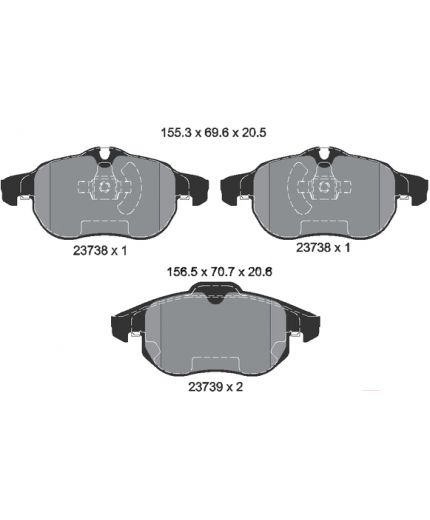 Textar Колодки дисковые