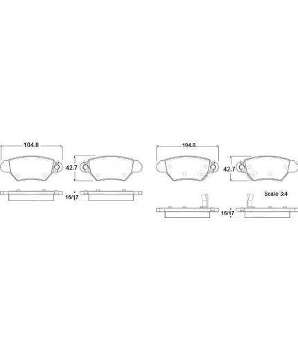 TRW Колодки дисковые задние