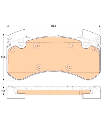 TRW Колодки дисковые Фото 2