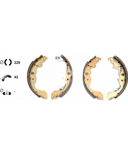 Textar Колодки барабанные задние