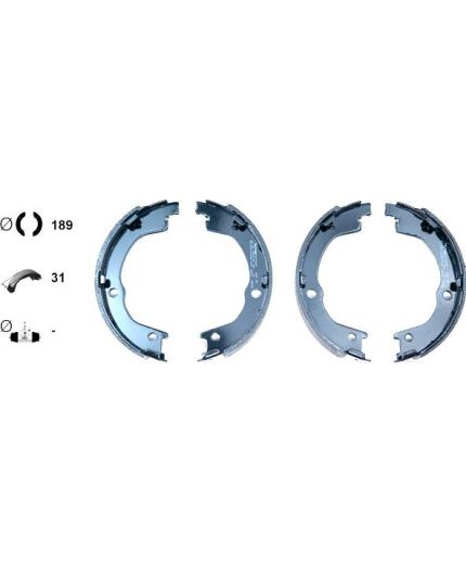 Textar Колодки барабанные