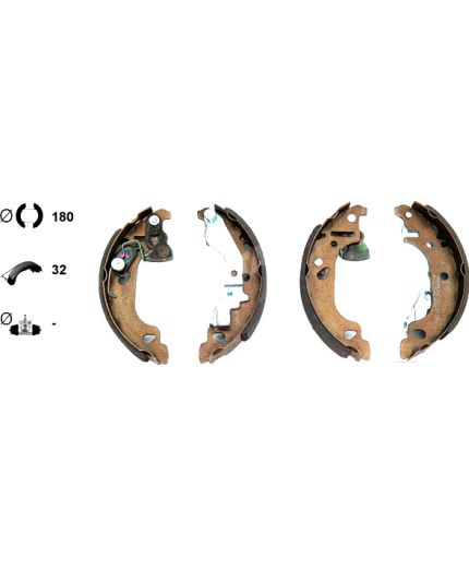 Textar Колодки барабанные задние