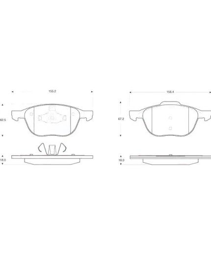 TRW Колодки дисковые передние Фото 2