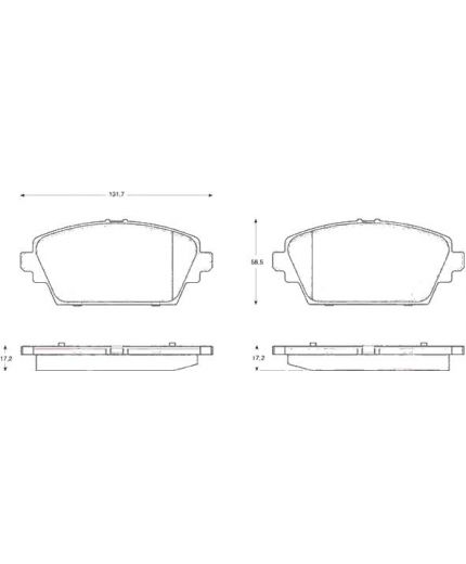 TRW Колодки дисковые передние Фото 2