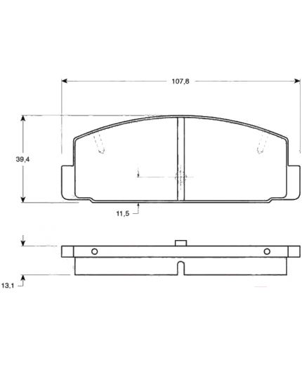 TRW Колодки дисковые задние Фото 3